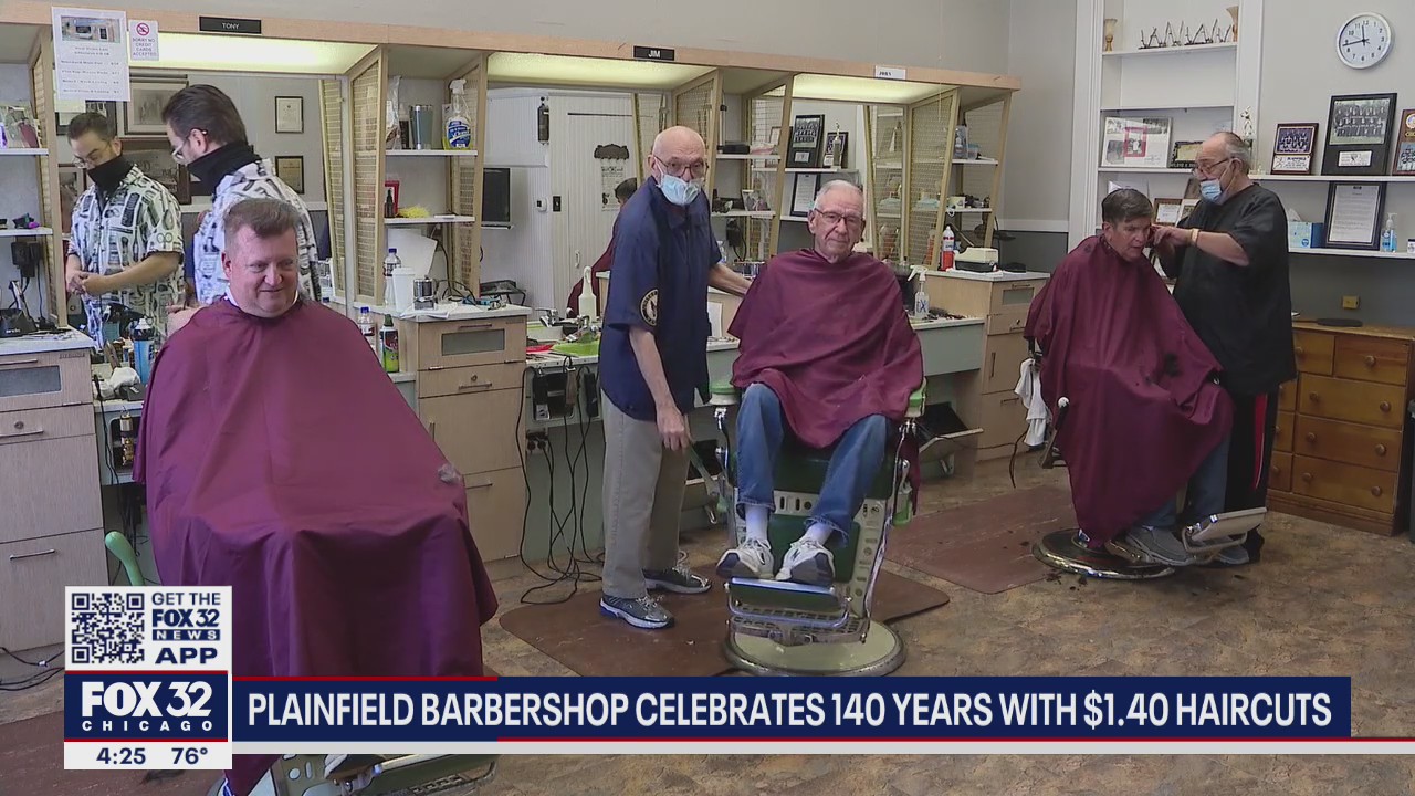 Illinois barbershop celebrates 140 years with $1.40 haircuts