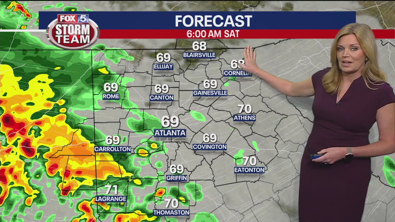 Friday morning weather forecast | FOX 5 Atlanta