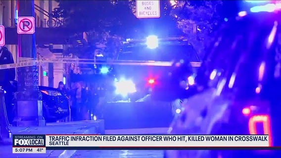 Traffic infraction filed against officer who hit, killed student in crosswalk
