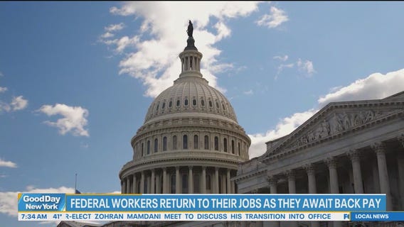 Federal workers return to their jobs while awaiting back pay