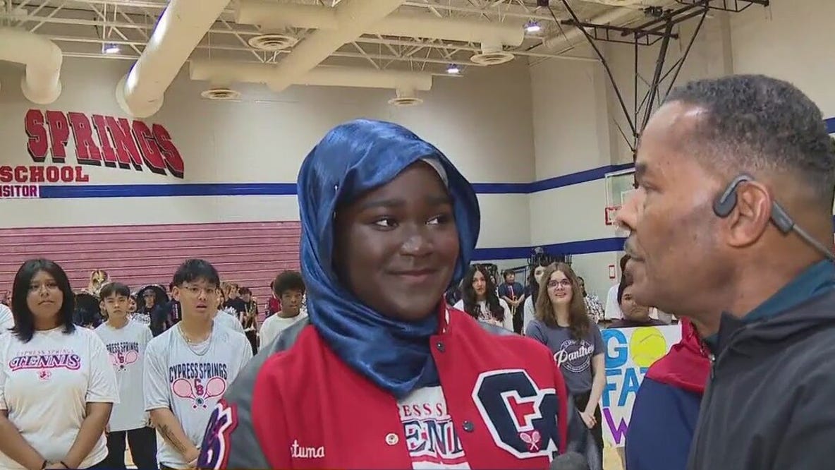 Cy-Springs HS senior Fatuma Kenneh is Making the Grade