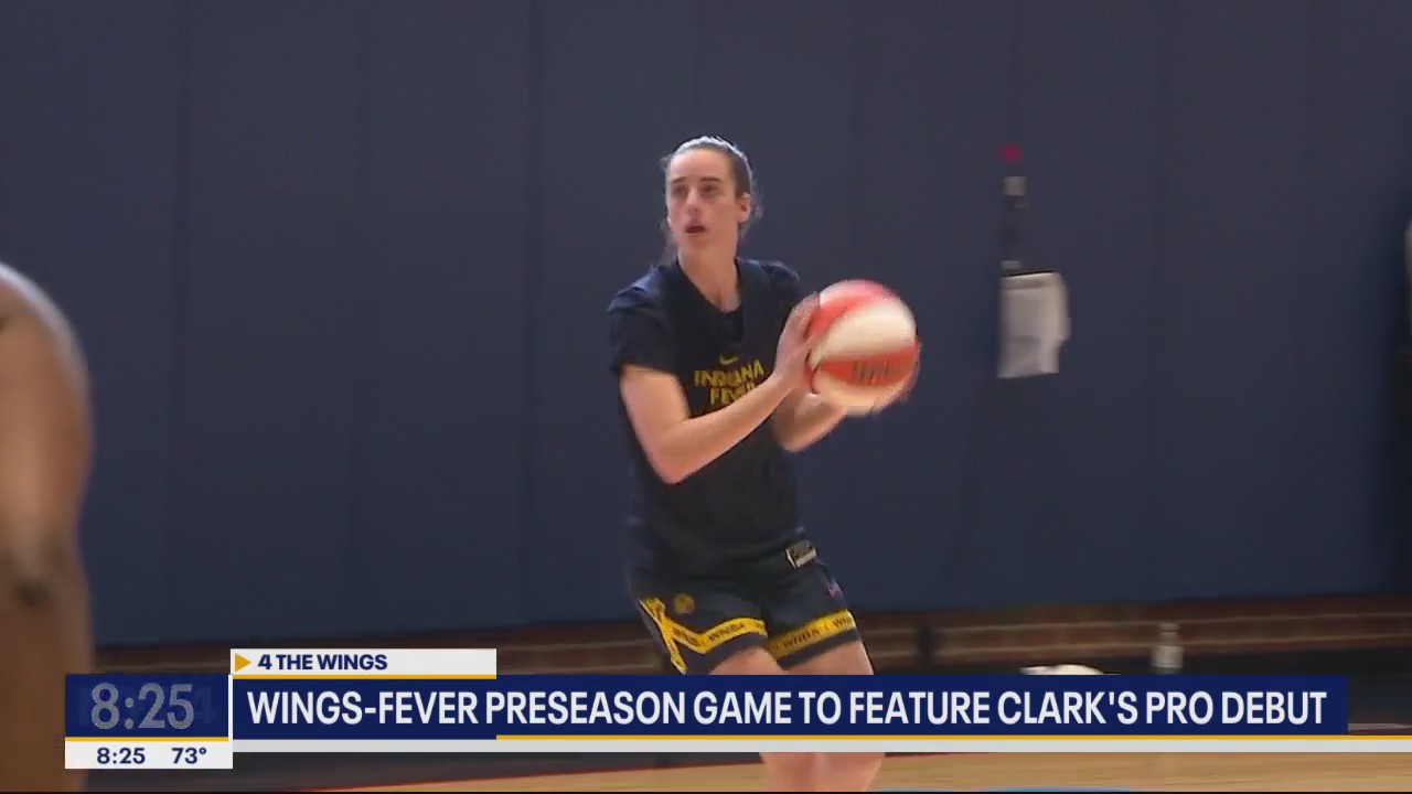 Caitlin Clark to make pro debut in Wings-Fever game