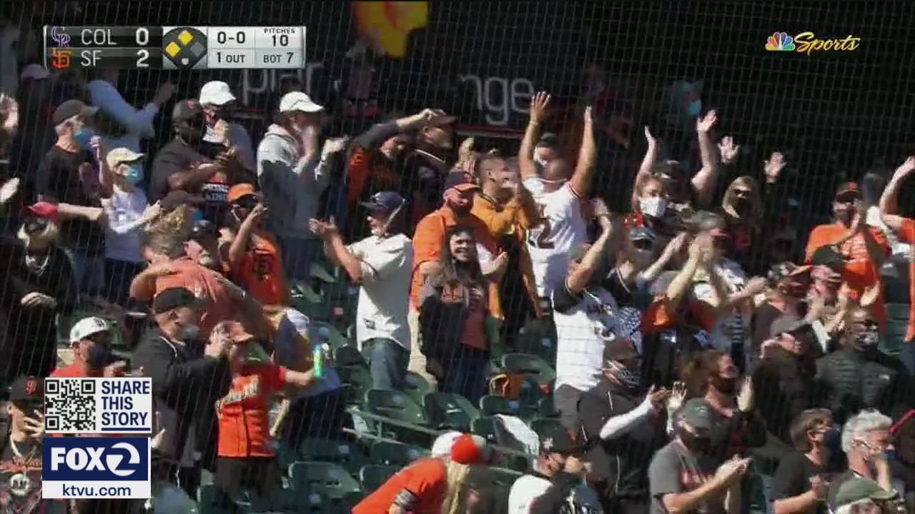 In face of pandemic, Giants host eventful home opener