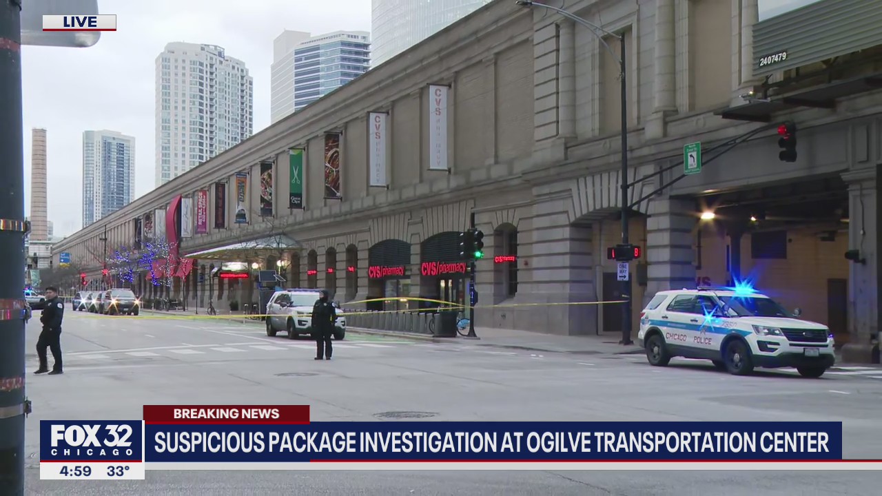 Suspicious package found at Chicago's Ogilvie Transportation Center