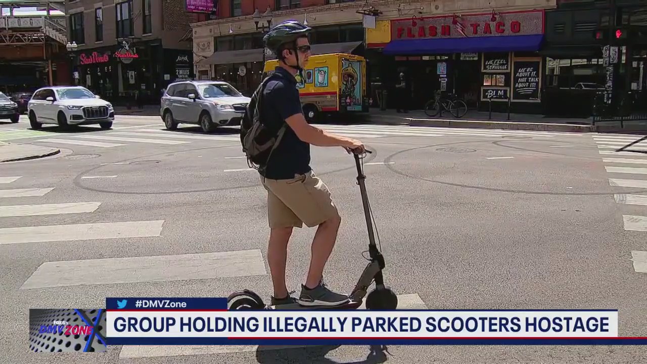 Arlington group wants to hold illegally parked scooters hostage