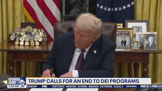 Trump calls for end to DEI programs
