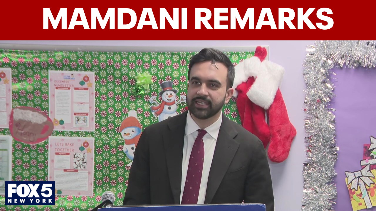 FULL: Mamdani speaks at NYC childcare center