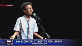 Maryland middle school student performing 'All of Me' catches attention of John Legend