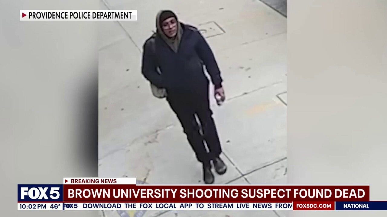 Brown University suspected shooter found dead