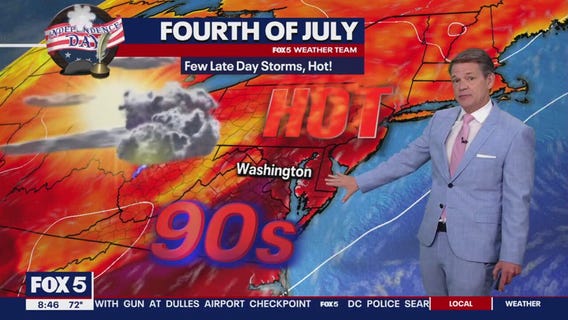 FOX 5 Weather forecast for Tuesday, July 2