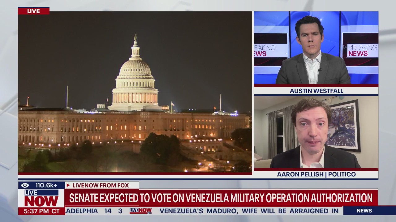 Senate expected to vote on Venezuela operation