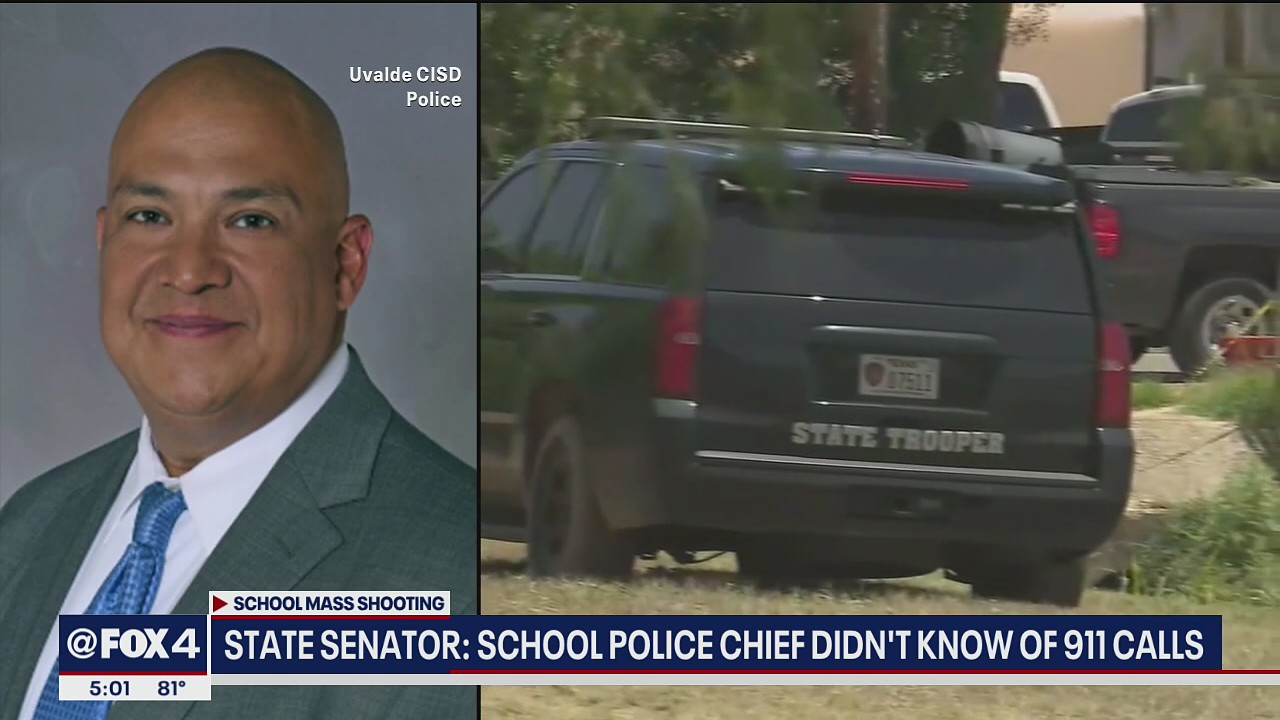 Uvalde school police chief didn’t know of 911 calls from students inside school: Texas senator