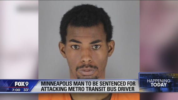 Minneapolis man to be sentenced for attacking Metro Transit bus driver