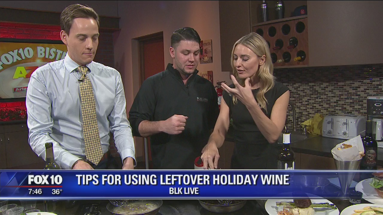 Tips for using leftover holiday wine