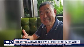 TV news crew security guard dies from shooting