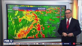 Chicago area under severe weather threat with rain, hail and damaging winds possible