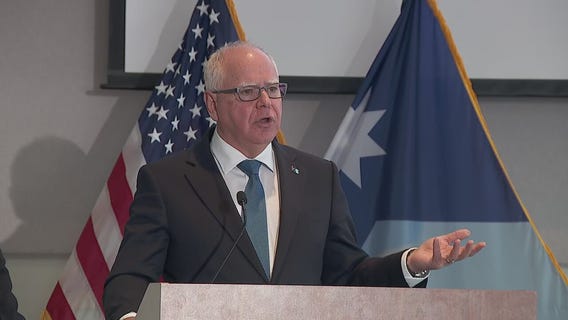 Gov. Walz responds to MN budget forecast, answers questions