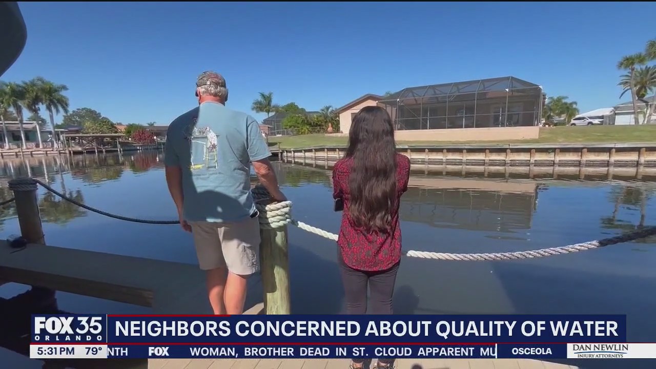 Residents report alleged human waste in Merritt Island canal