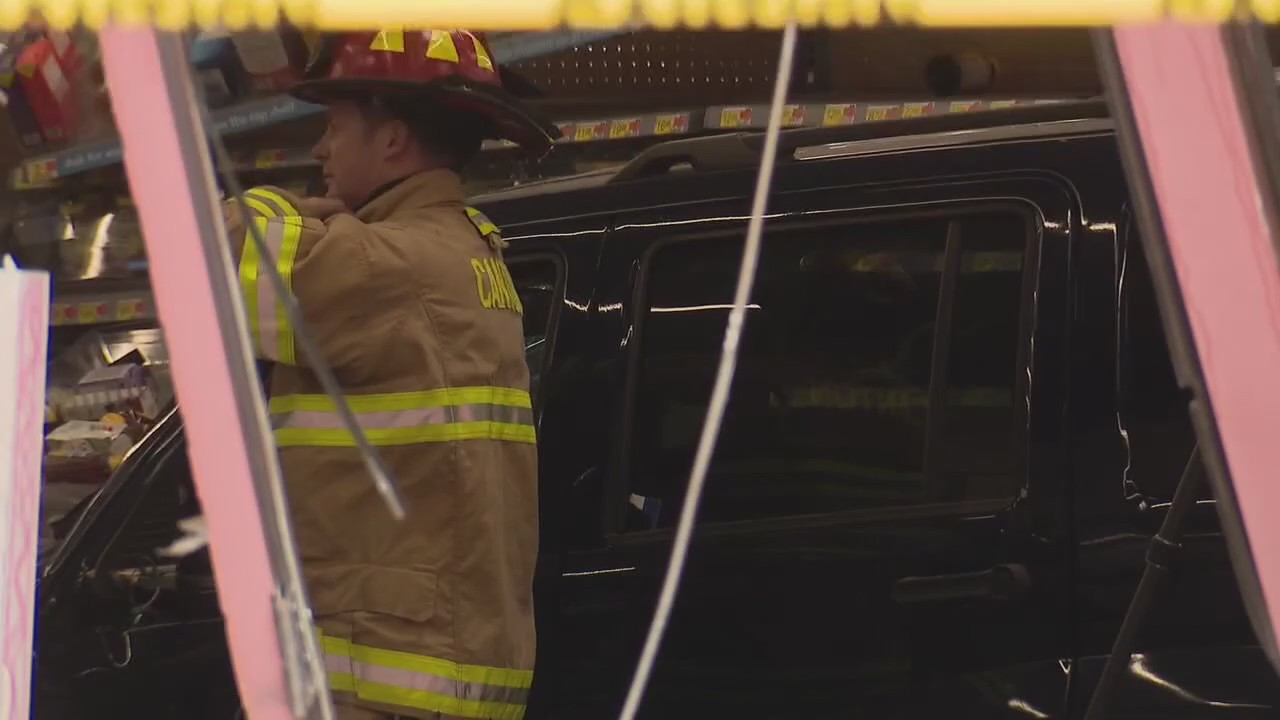 Several injured after SUV slams through Walmart