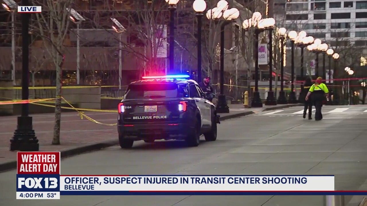 Officer, suspect injured in Bellevue Transit Center shooting