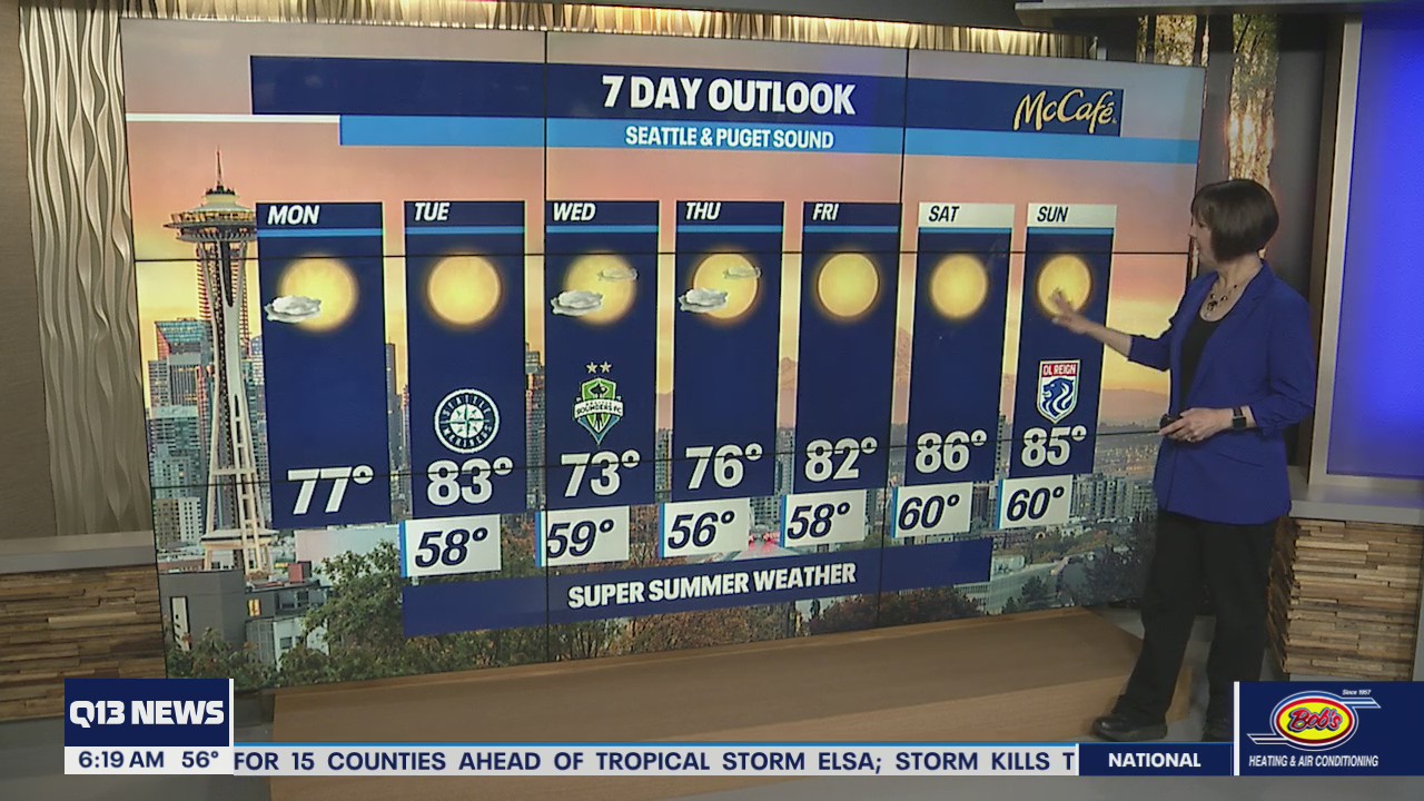 Weather heating up in Western Washington