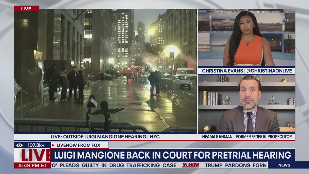 Luigi Mangione back in court for pretrial hearing