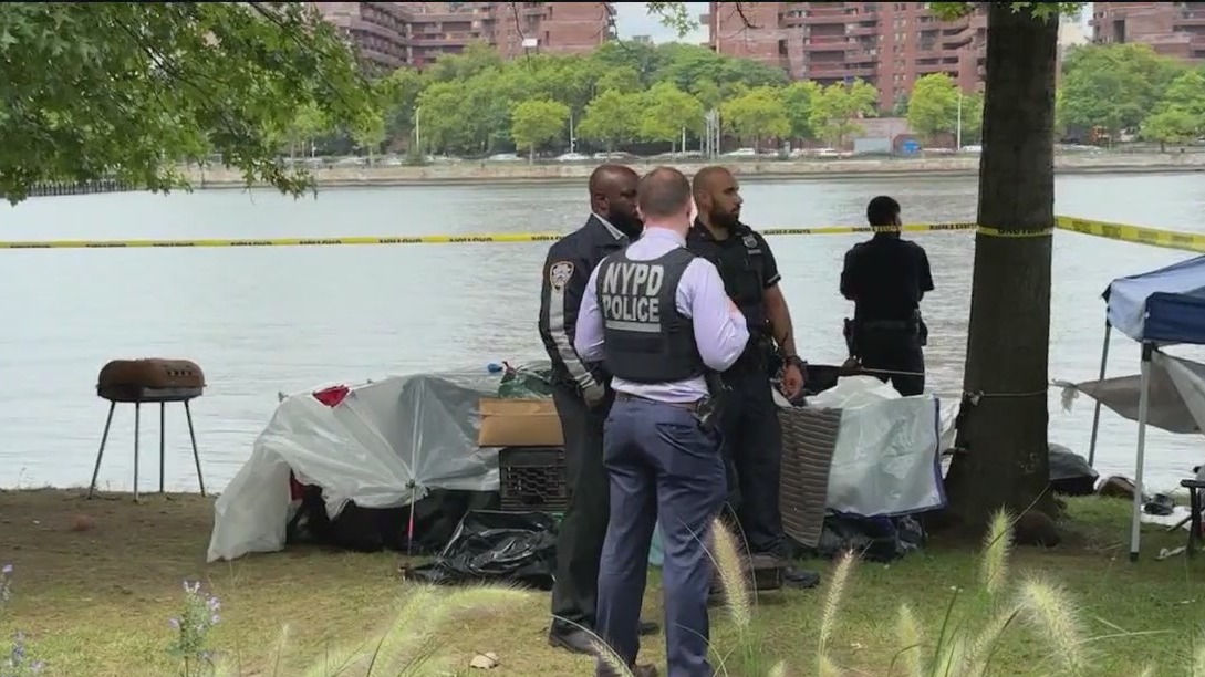 Stabbing outside Randall?s Island migrant shelter