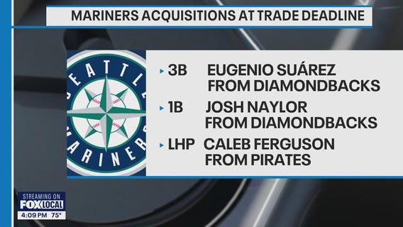 Mariners introduce new trade deadline acquisitions