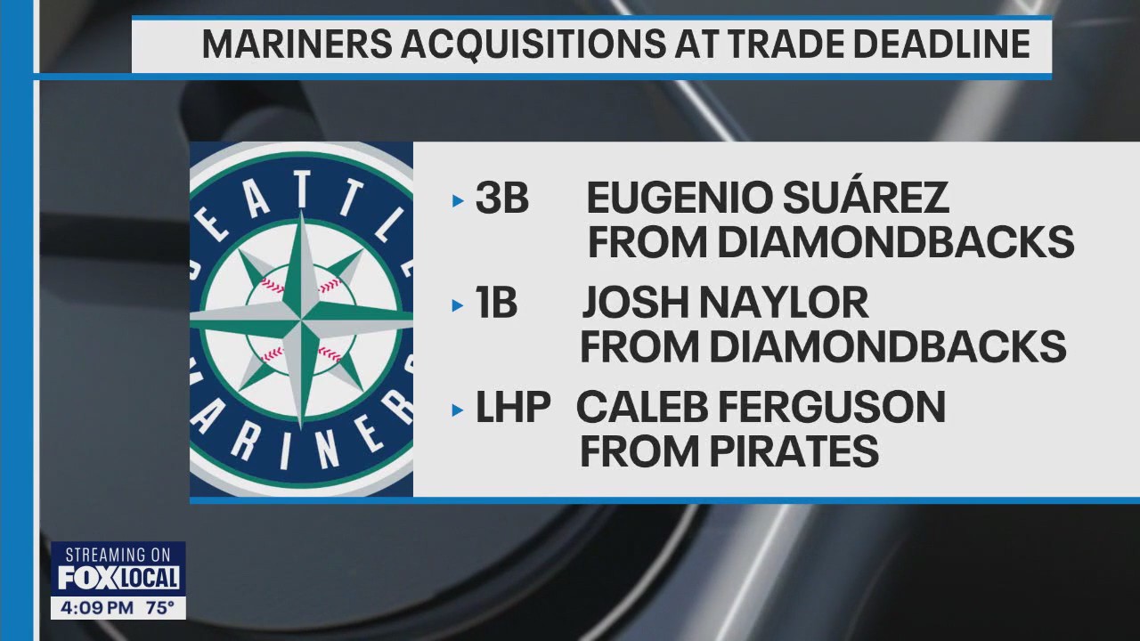 Mariners introduce new trade deadline acquisitions