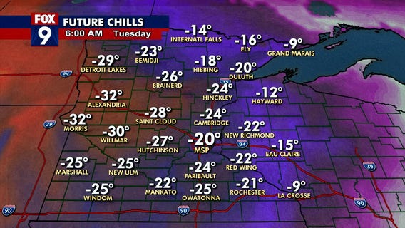 Weather forecast: Dangerous wind chills ahead