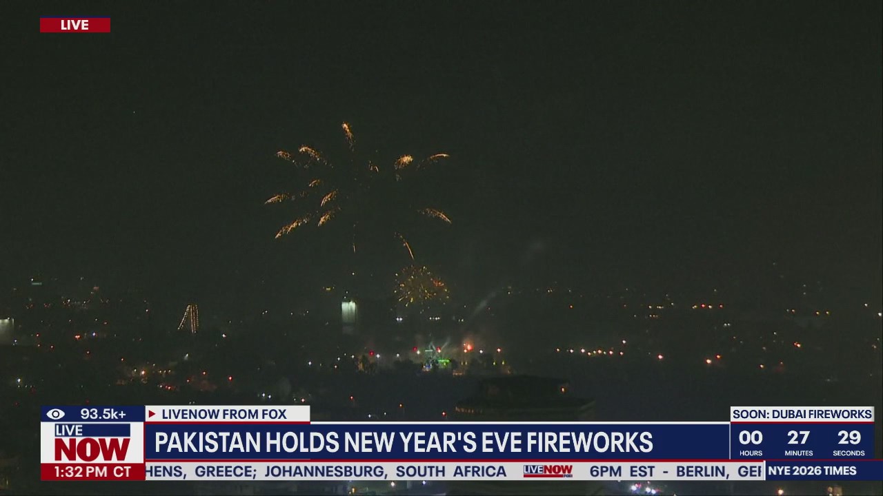 WATCH: Pakistan rings in 2026 with fireworks