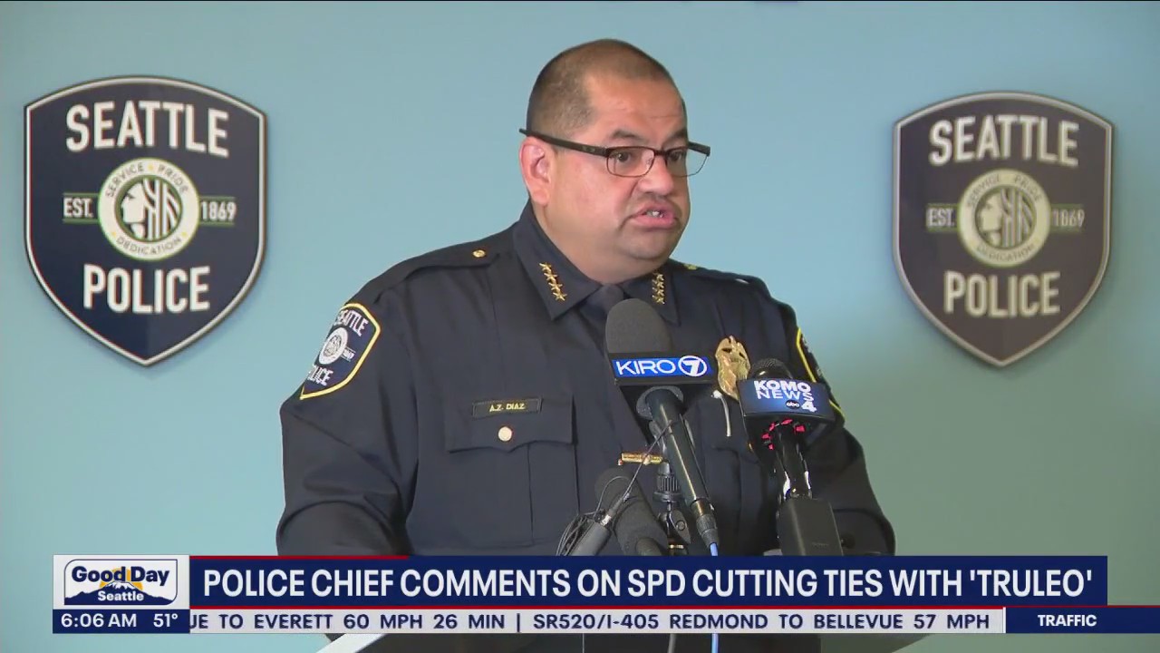 Seattle police chief comments on SPD cutting ties with Truleo