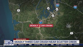 3 dead in wrong-way crash on I-5 in Thurston County, WA