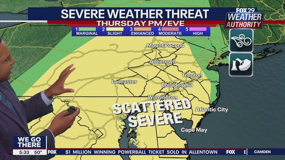 Weather Authority: Wednesday, 5 p.m. update