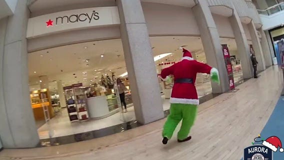 Aurora police arrest Grinch at Fox Valley Mall: FULL VIDEO