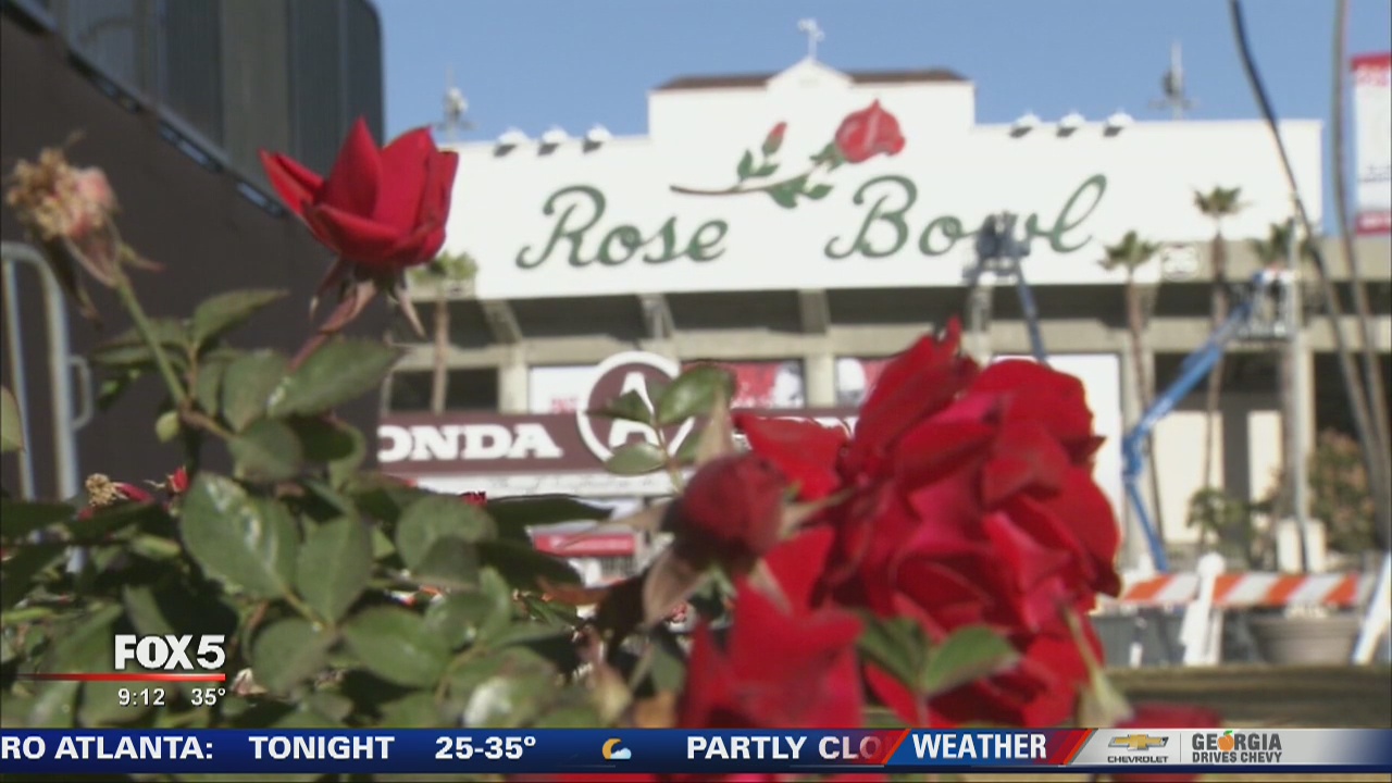 Final stop on the Rose Bowl Tour
