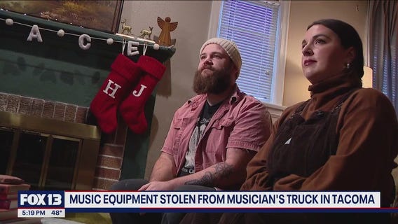 $8K of music equipment stolen from man's car in Tacoma