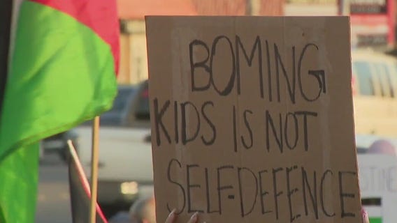 'Free Palestine' rally held in Anaheim following mounting violence overseas