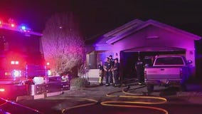 Garage fire in Avondale