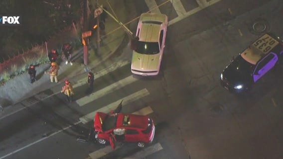 LA police chase ends in shooting