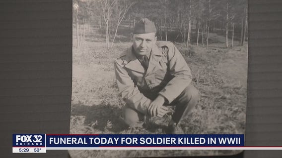 Funeral held Monday for Chicago-area soldier killed in WWII