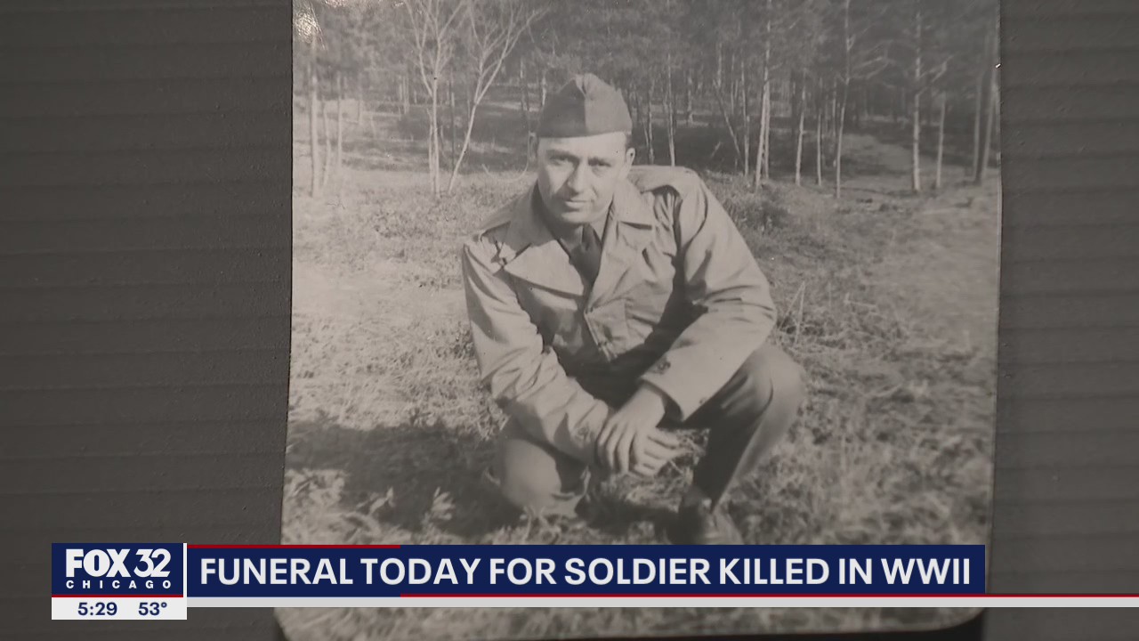 Funeral held Monday for Chicago-area soldier killed in WWII