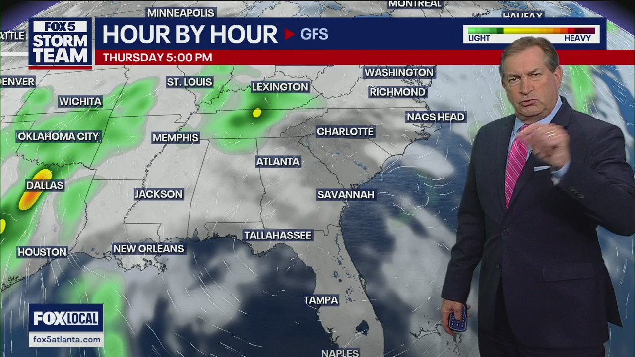 Tuesday evening forecast