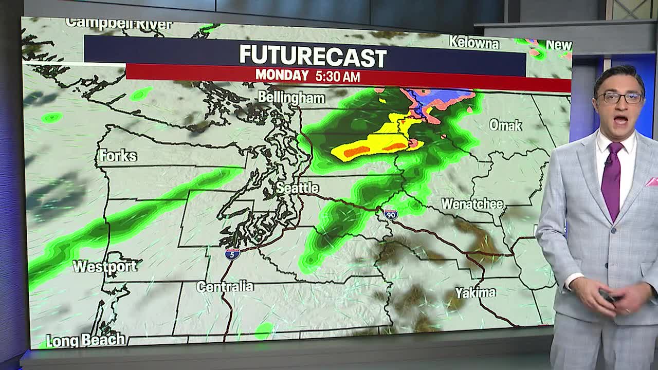 Seattle weather: Light rain returns Monday