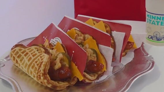 New fair foods: Waffle dog and dill pickle lemonade