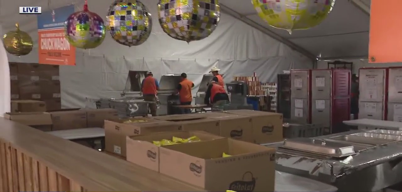 Exploring the Cotton Q Club and Chuckwagon Tent at Houston Rodeo