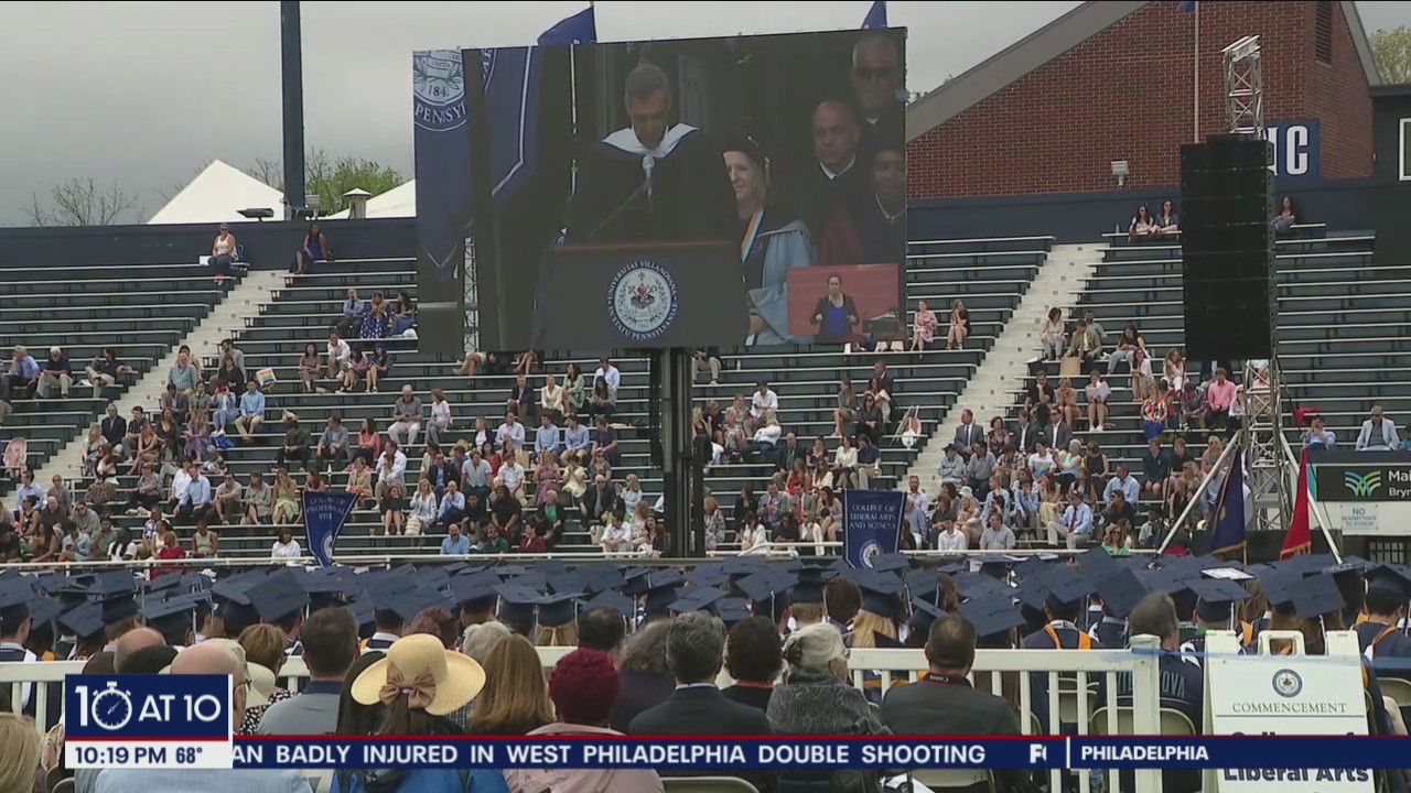 Jay Wright coaches class of 2022 as Villanova commencement speaker