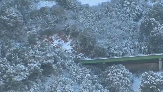 Fresh snow blankets SoCal mountains