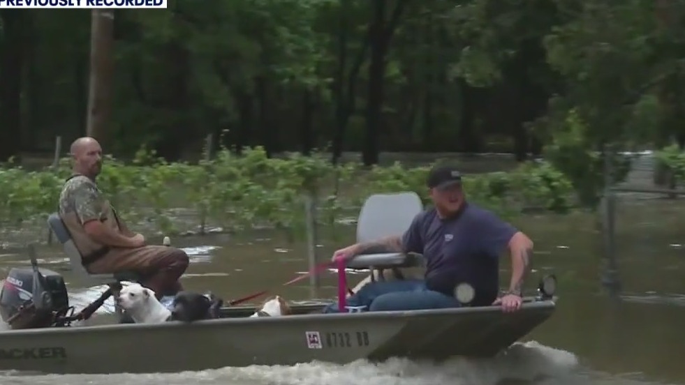 Evacuations underway in Texas due to flooding