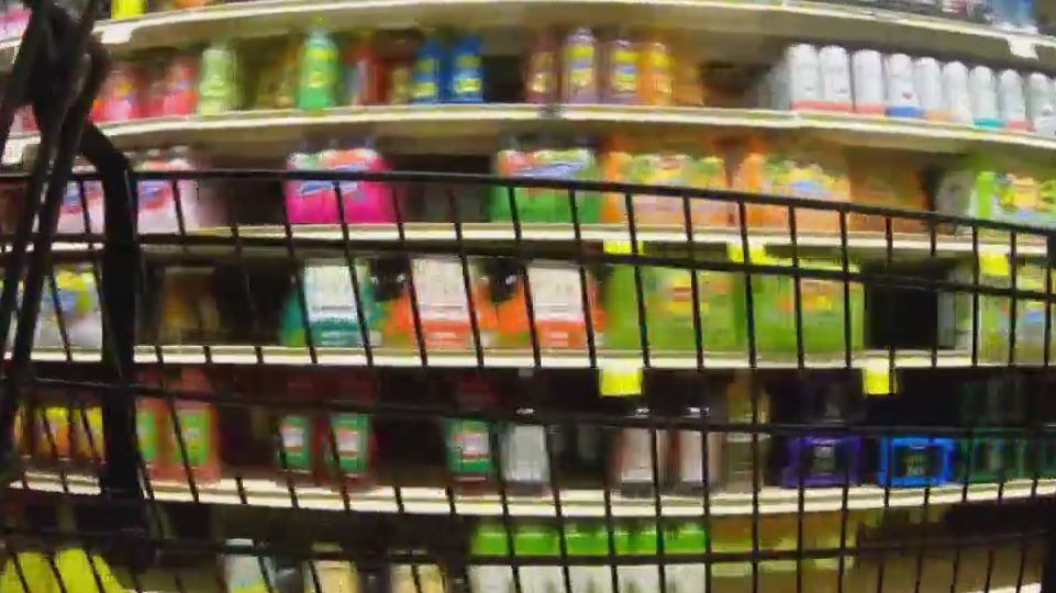 Grocery stores packed before winter storm 'so we can be snowed in'